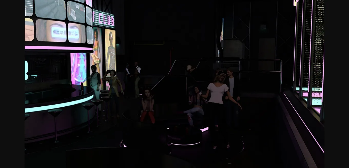 VN Ren'Py Abandoned Beneath a Neon Sun [v0.1.10] [Lucky Slap Games] | Free Adult Games