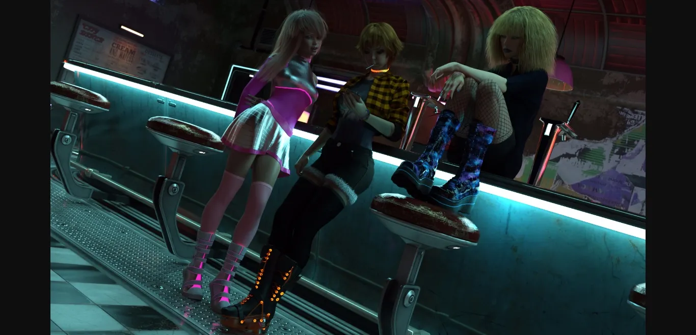 VN Ren'Py Abandoned Chrome Lifelines-Chapter 1 [Ch 1 Part 2] [zTi Creations] | Free Adult Games