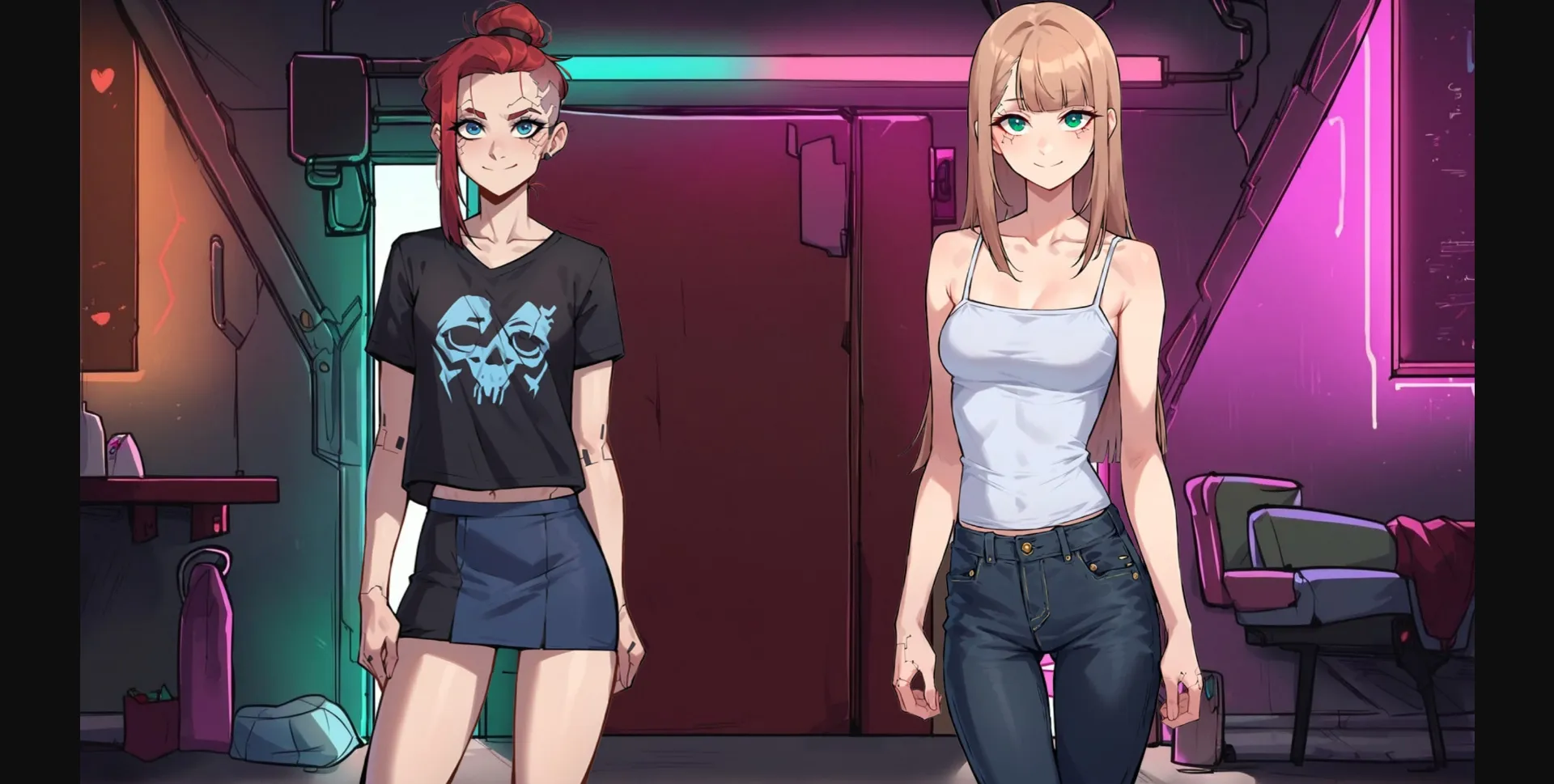 VN Ren'Py Abandoned Cyb3r Dreams [Demo] [Xtrip] | Free Adult Games