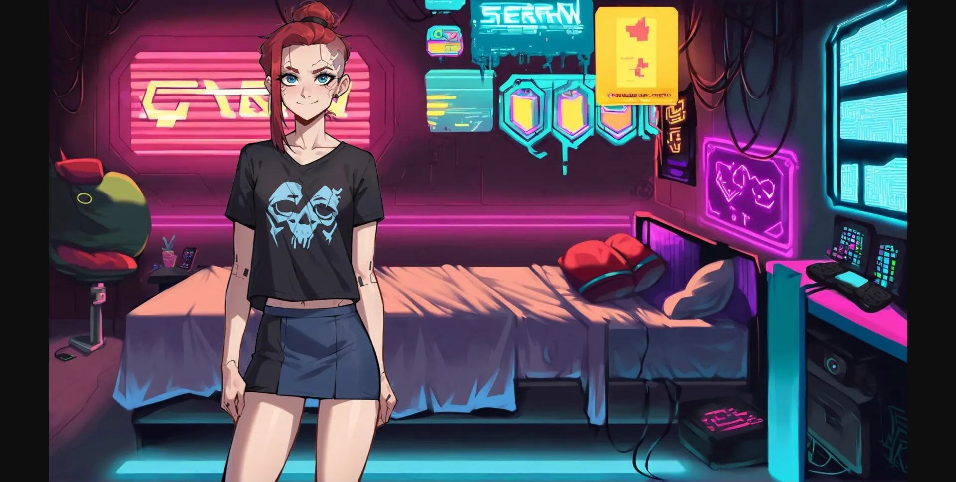 VN Ren'Py Abandoned Cyb3r Dreams [Demo] [Xtrip] | Free Adult Games