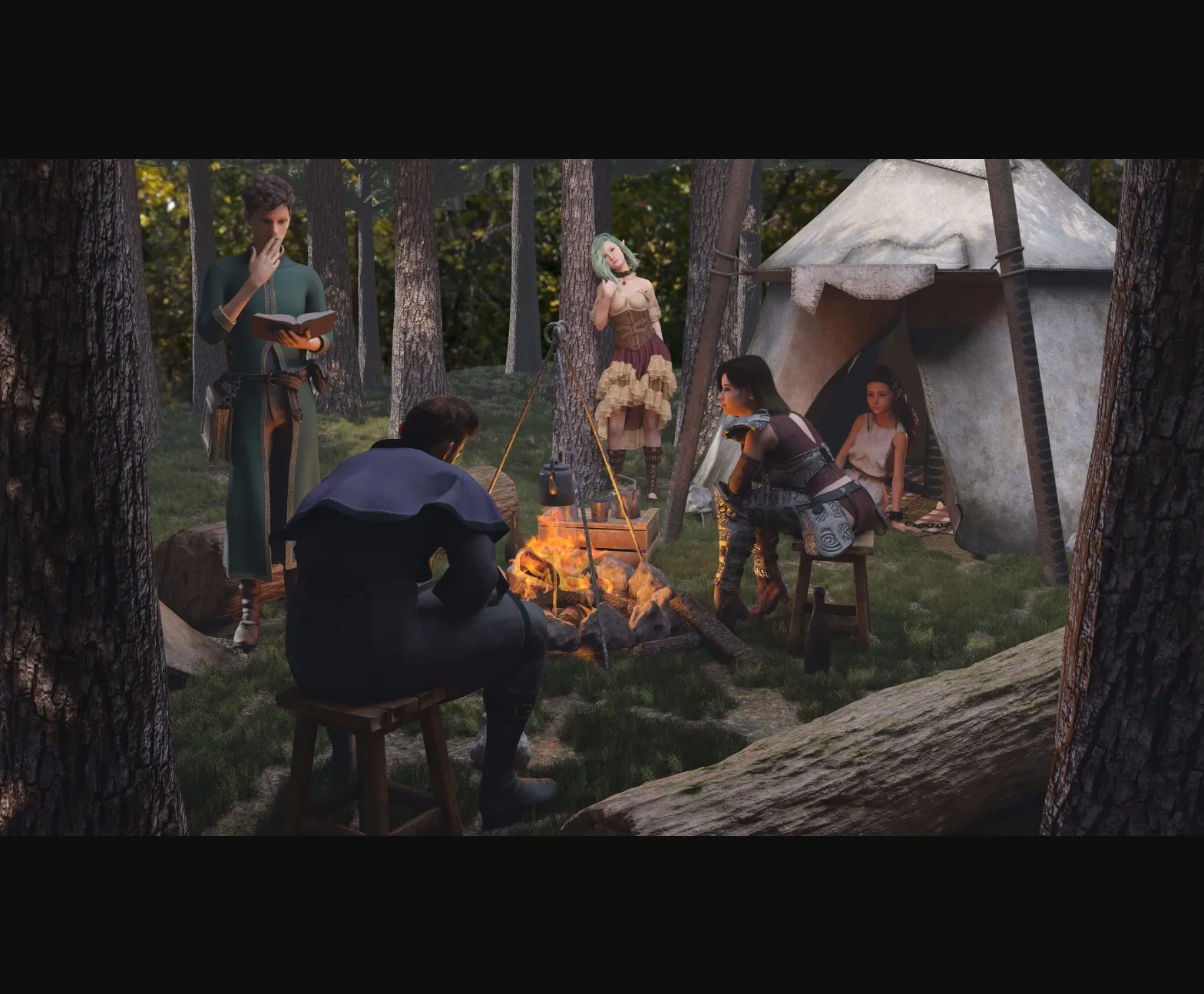 VN Ren'Py Abandoned Divine Ascension [v0.1b] [Divine Ascension] | Free Adult Games