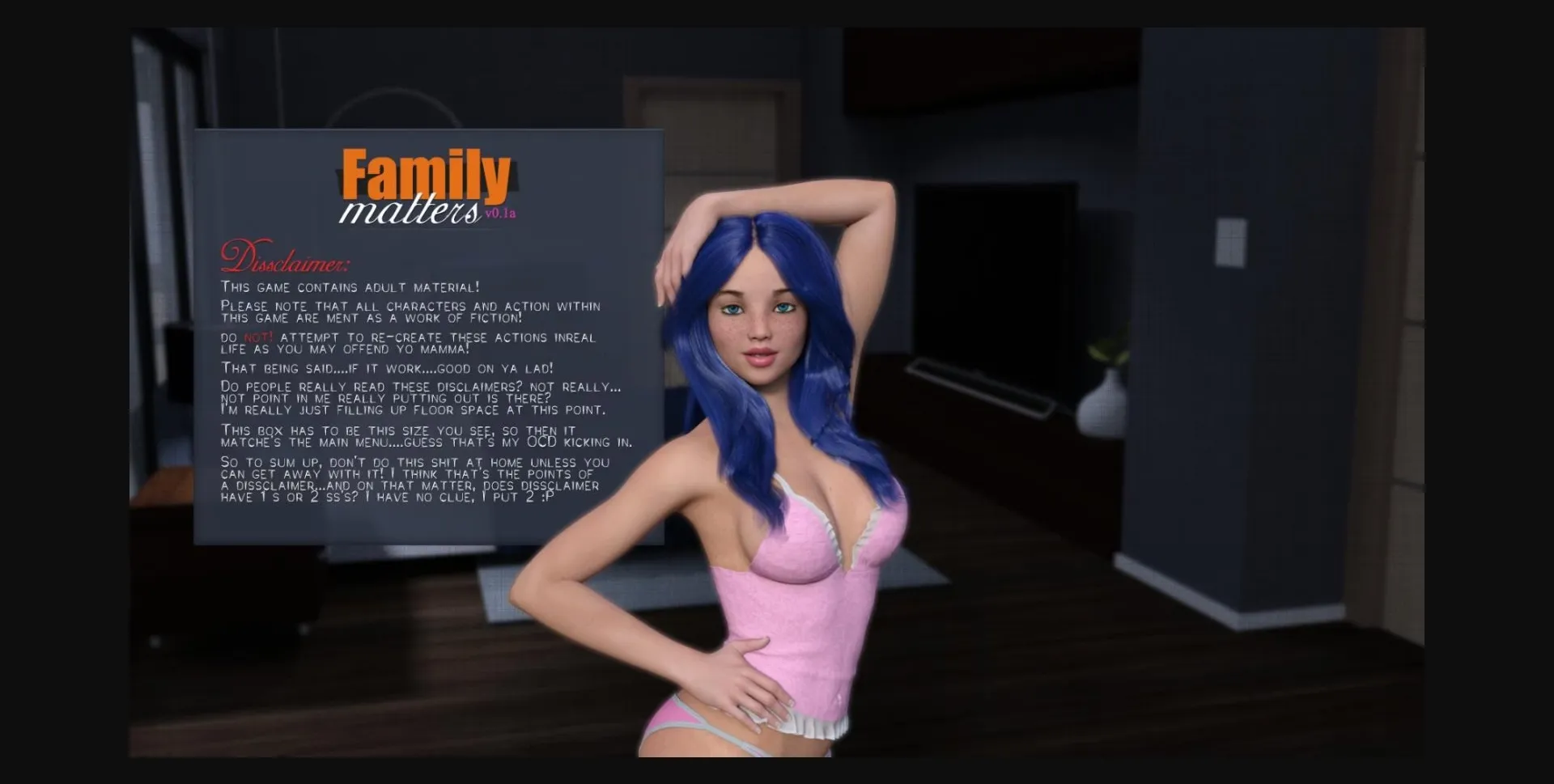 VN Ren'Py Abandoned Family Matters [v0.3a] [PingPanda] | Free Adult Games
