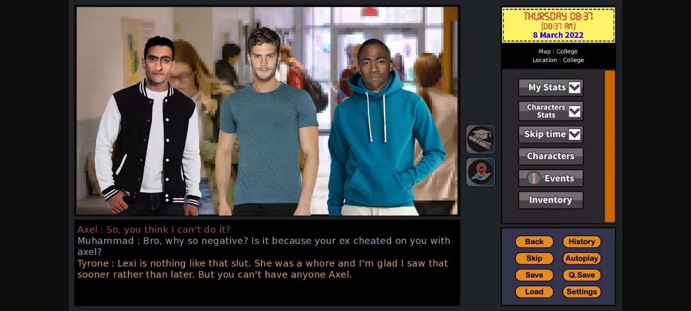 VN Ren'Py Abandoned Fight for MILFs [v0.2] [Lewd Heart] | Free Adult Games