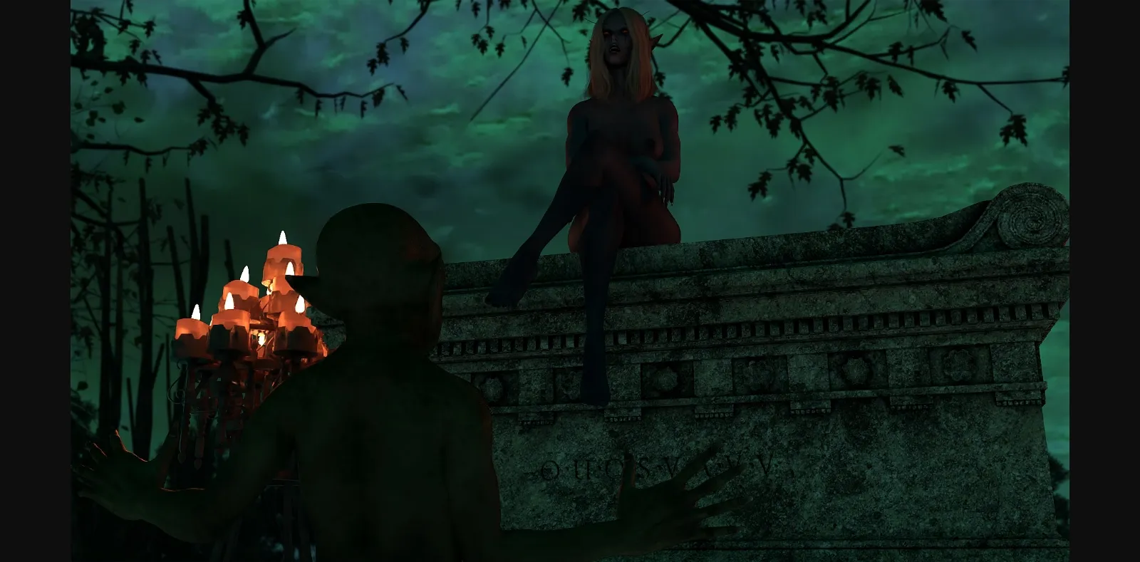 VN Ren'Py Abandoned Forsaken - Queen of the Damned [v0.2] [Void Star] | Free Adult Games