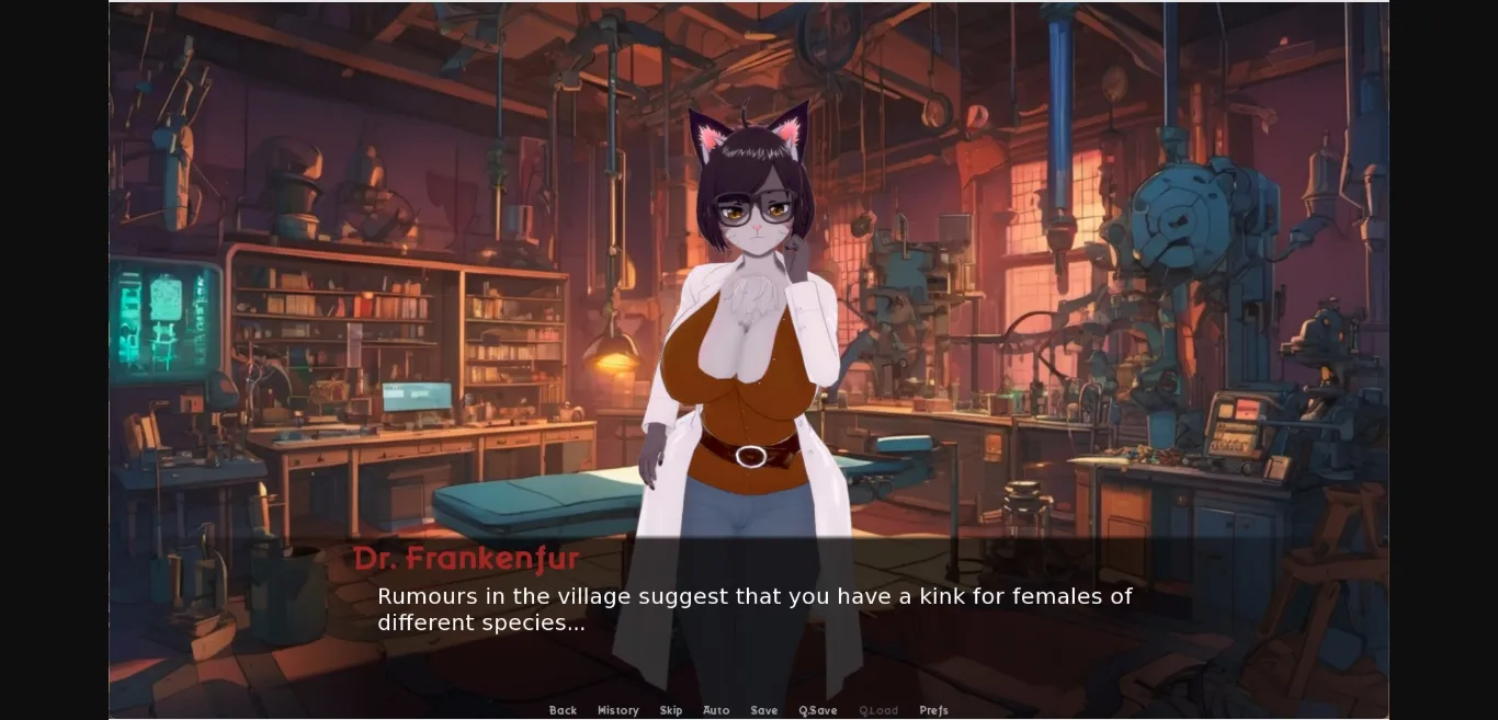 VN Ren'Py Abandoned FrankenFur [v0.1.1] [PorkyPy] | Free Adult Games