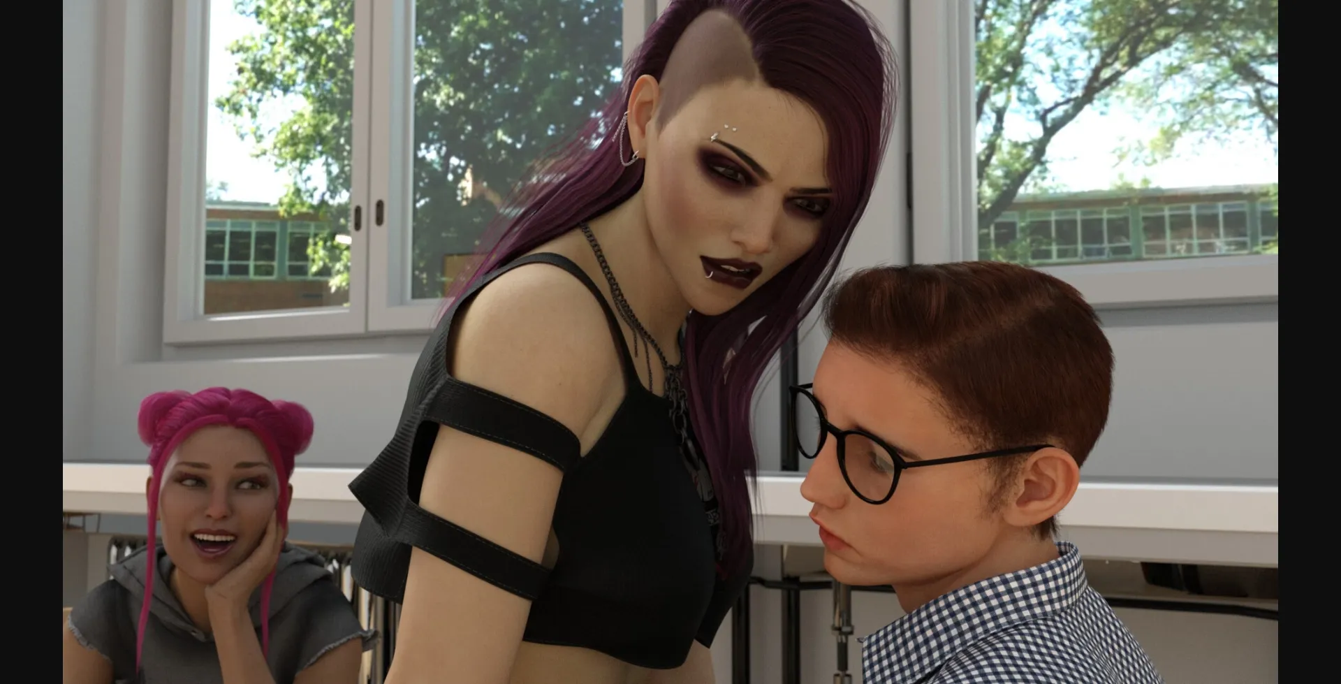 VN Ren'Py Abandoned Futanari College [Ep.1] [Futanari College Games] | Free Adult Games