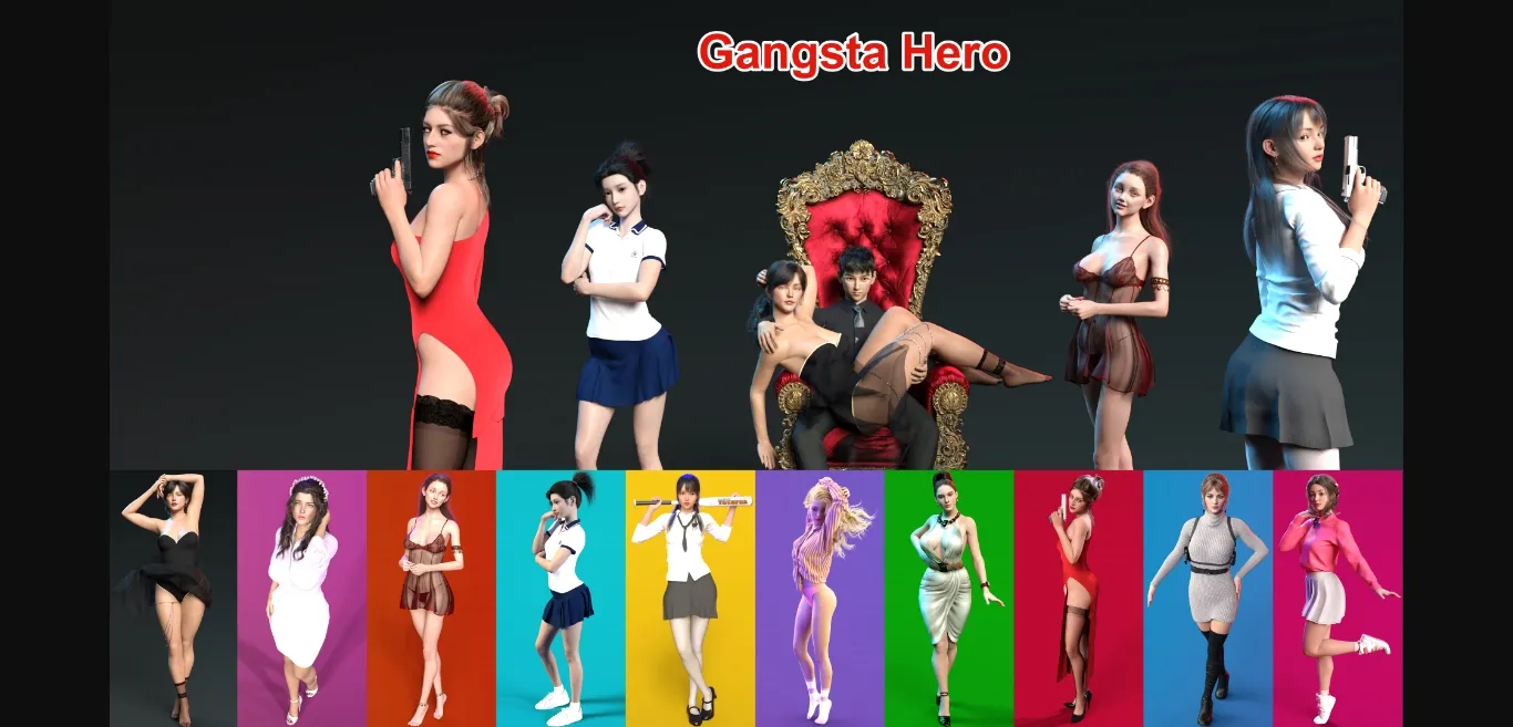 VN Ren'Py Abandoned Gangsta Hero [v0.01] [HFun Studios] | Free Adult Games