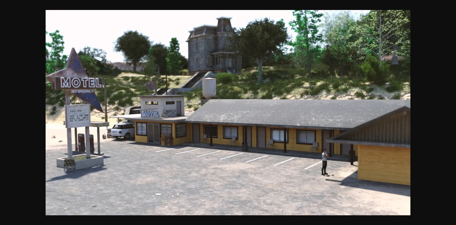 VN Ren'Py Abandoned Gates Motel [v0.6] [P_S_Y_C_H_O] | Free Adult Games