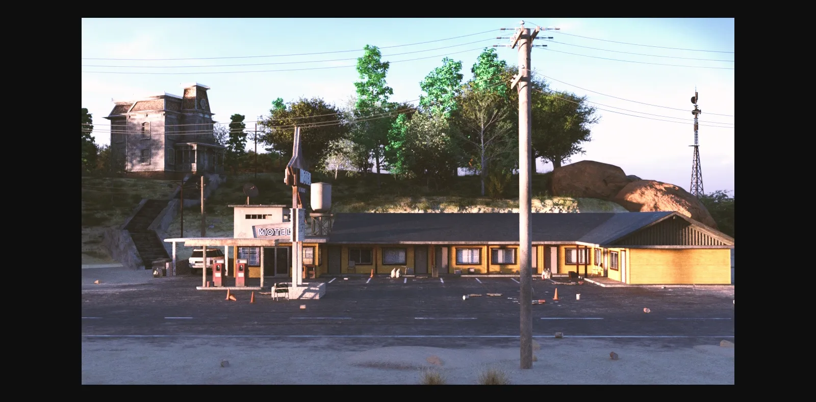 VN Ren'Py Abandoned Gates Motel [v0.6] [P_S_Y_C_H_O] | Free Adult Games