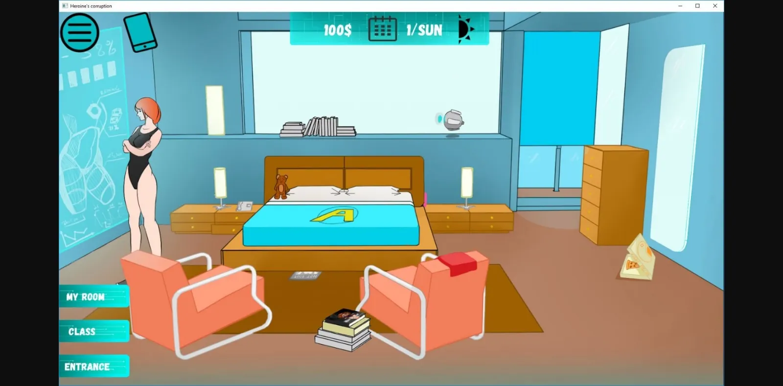 VN Ren'Py Abandoned Heroine's corruption [v0.2] [Cake] | Free Adult Games