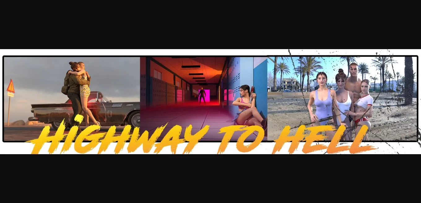 VN Ren'Py Abandoned Highway to Hell [v0.5.0] [Mad King Games] | Free Adult Games