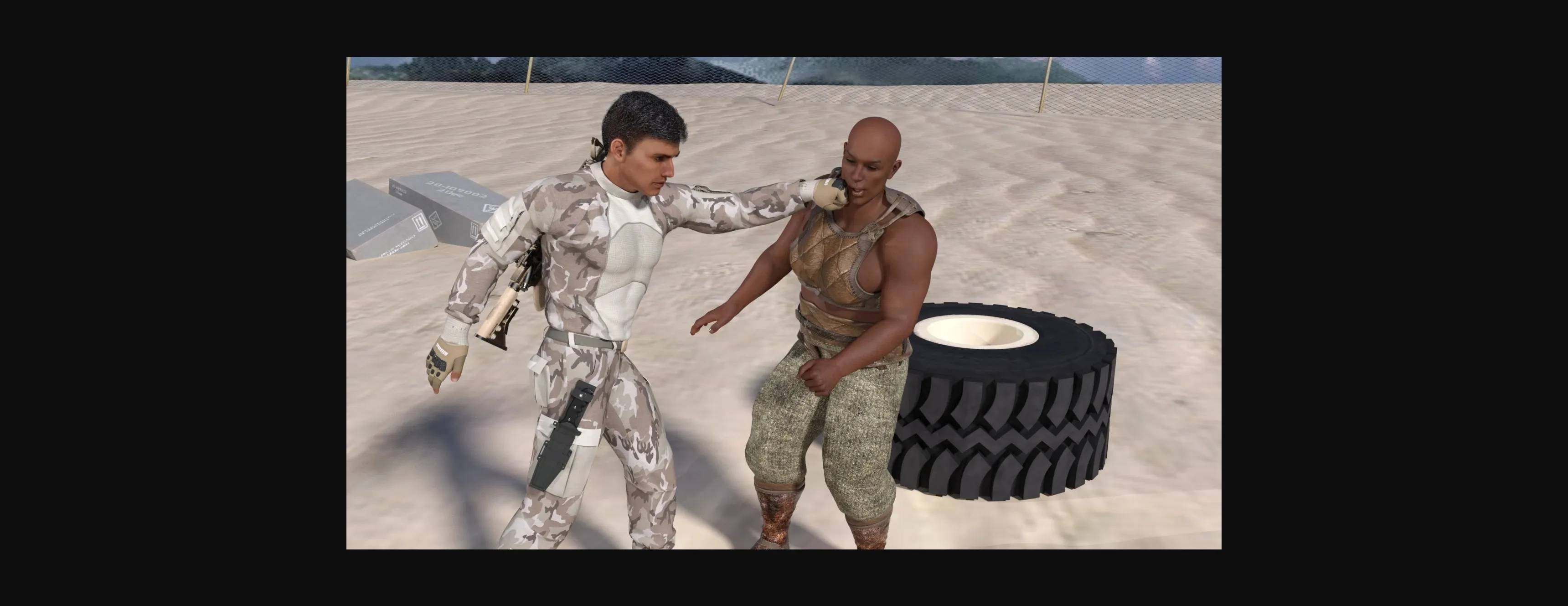 VN Ren'Py Abandoned Hot Sand of Antarctica [v0.09] [Grinvald] | Free Adult Games