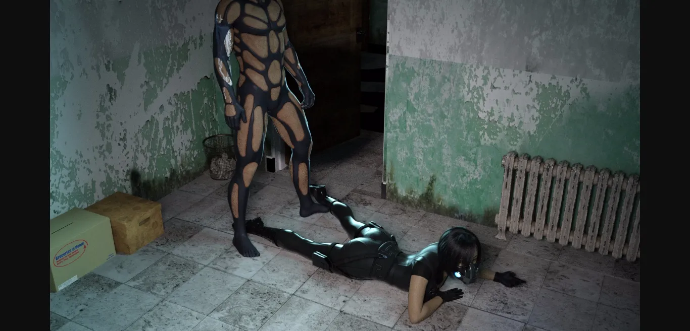 VN Ren'Py Abandoned Instinct Program [v0.3] [Red silhouette] | Free Adult Games