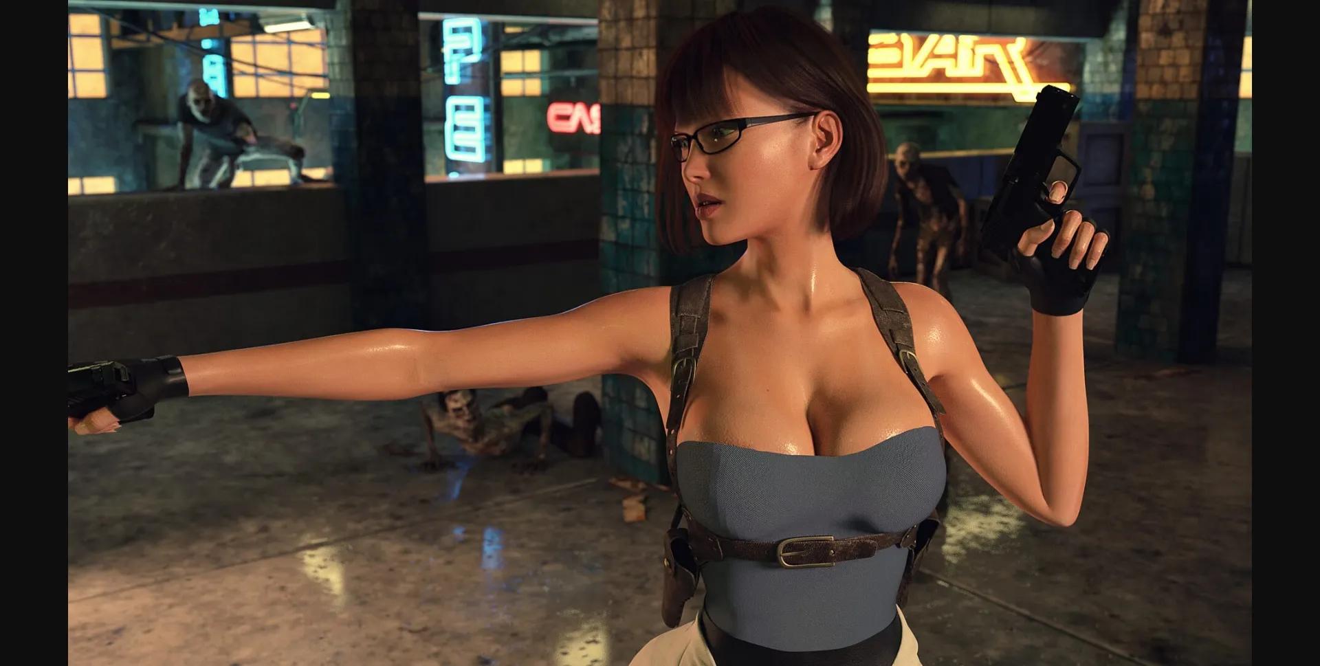 VN Ren'Py Abandoned Jessica O'Neil's Apocalypse Chronicles [Ch. 2] [stoperArt] | Free Adult Games