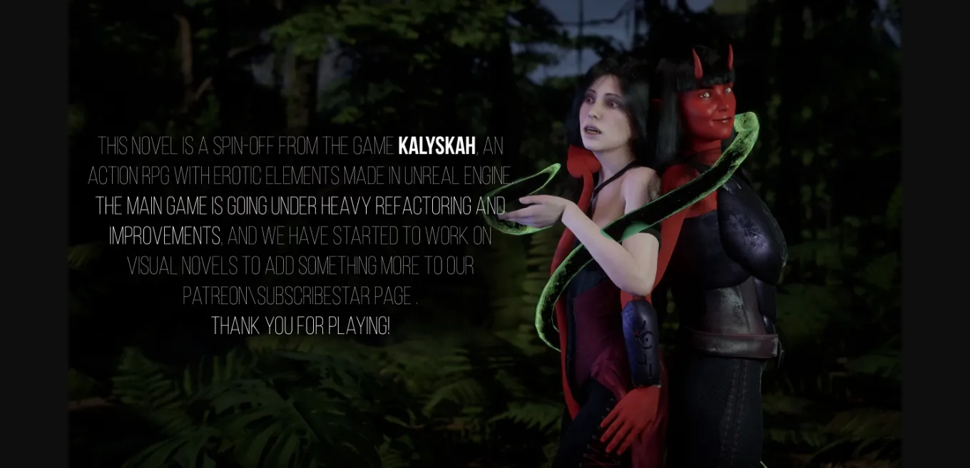 VN Ren'Py Abandoned Kalyskah  Jungle Trouble! [v0.4] [NobreLobo] | Free Adult Games