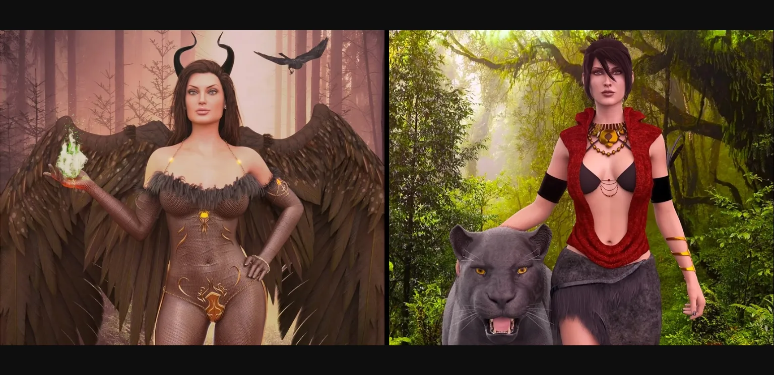 VN Ren'Py Abandoned Maleficent  Banishment of Evil [v0.4] [Old DVD] | Free Adult Games