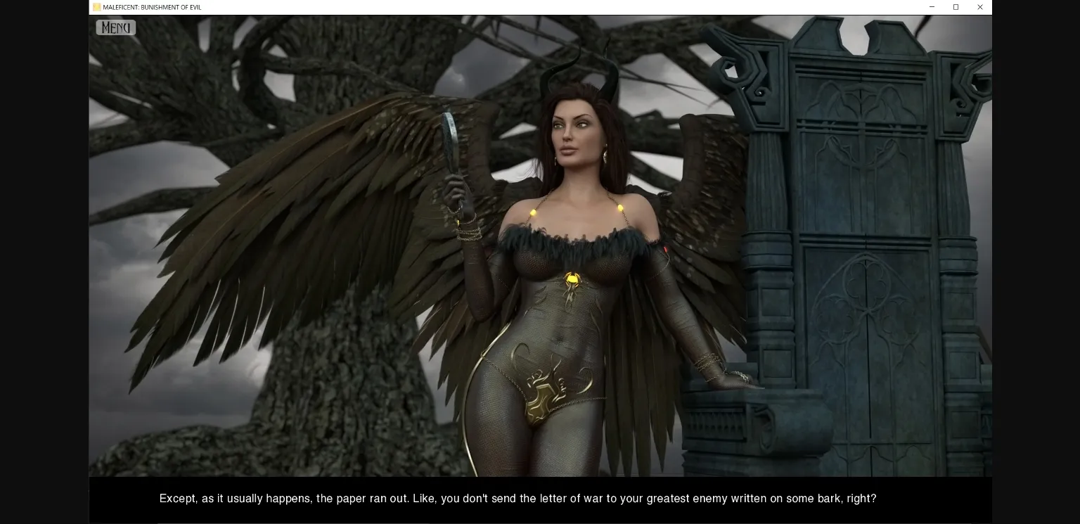 VN Ren'Py Abandoned Maleficent  Banishment of Evil [v0.4] [Old DVD] | Free Adult Games