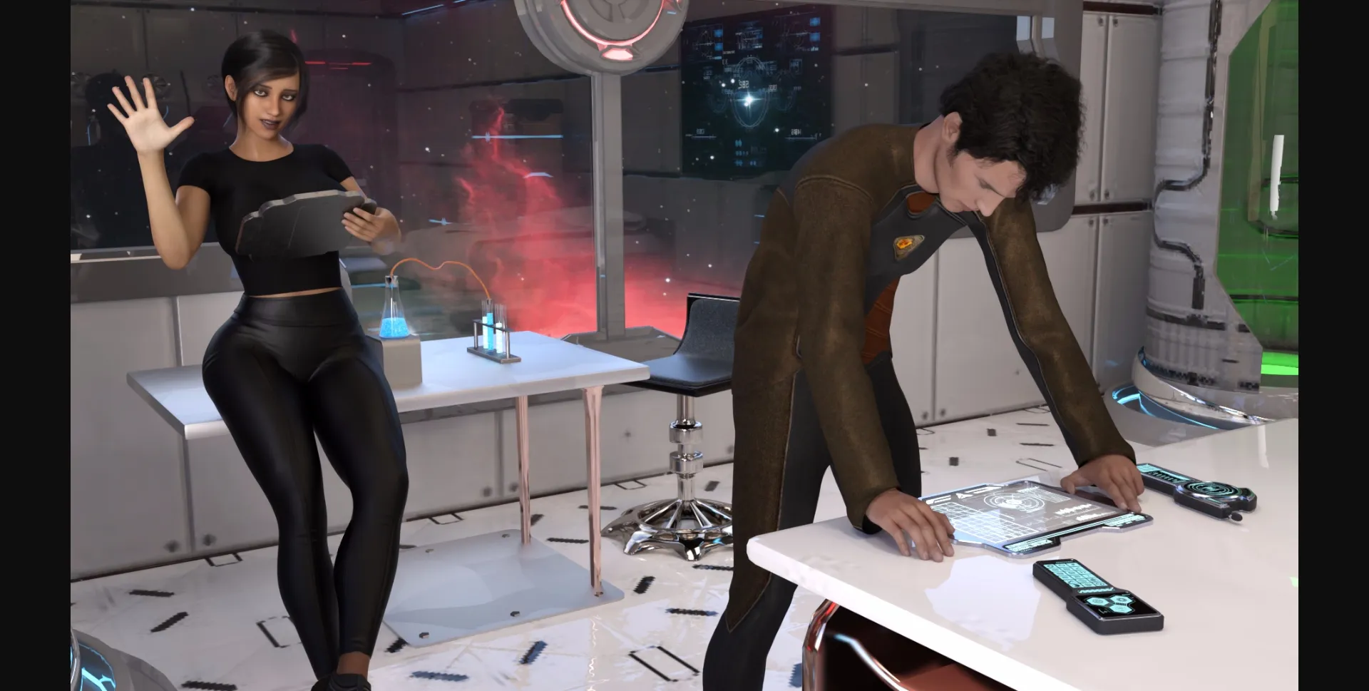 VN Ren'Py Abandoned Navigating The Rift [v0.5] [TrippyDippity] | Free Adult Games