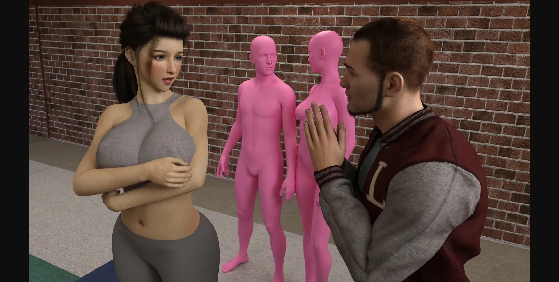 VN Ren'Py Abandoned Nerd to Alpha [v0.1.0] [Mr.Axxx] | Free Adult Games