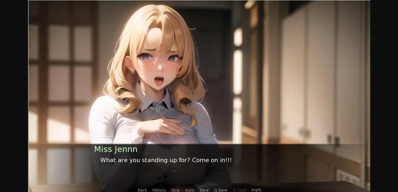 VN Ren'Py Abandoned Night Lesson with Jenn [v0.1] [PlayGoose] | Free Adult Games