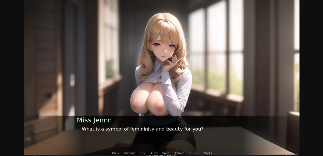 VN Ren'Py Abandoned Night Lesson with Jenn [v0.1] [PlayGoose] | Free Adult Games