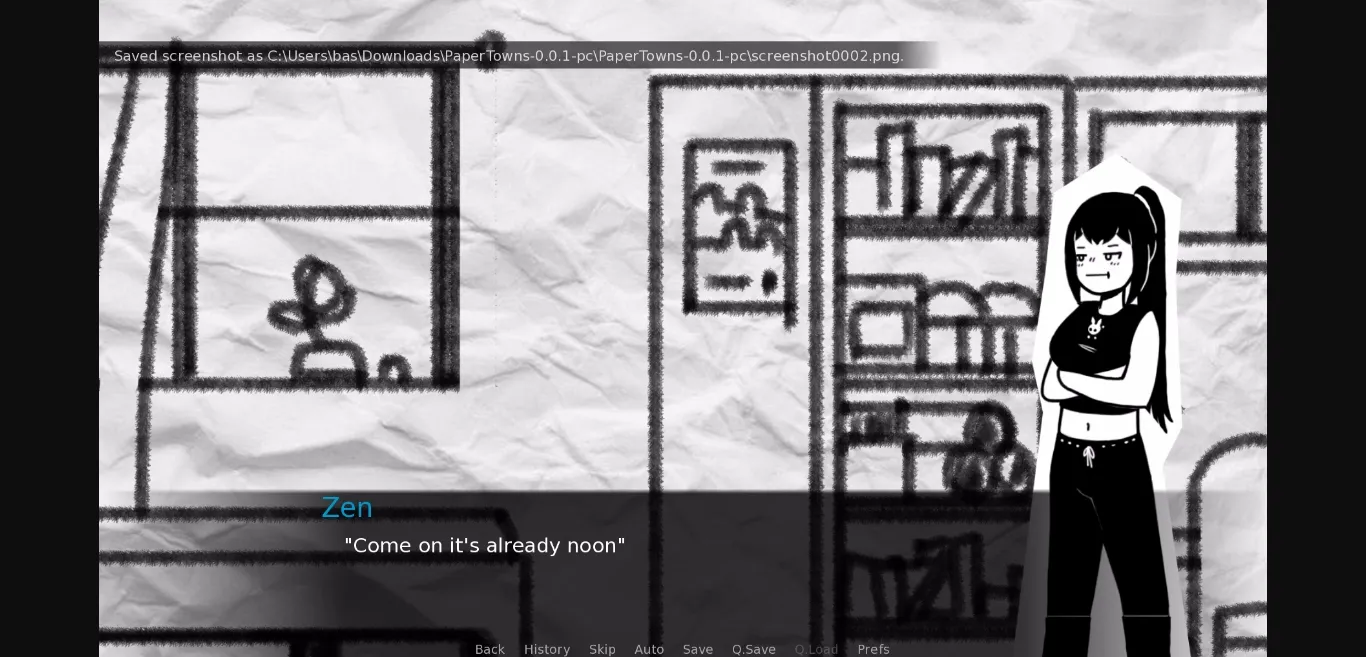 VN Ren'Py Abandoned Paper Towns [v0.1.0] [Crescentdune] | Free Adult Games