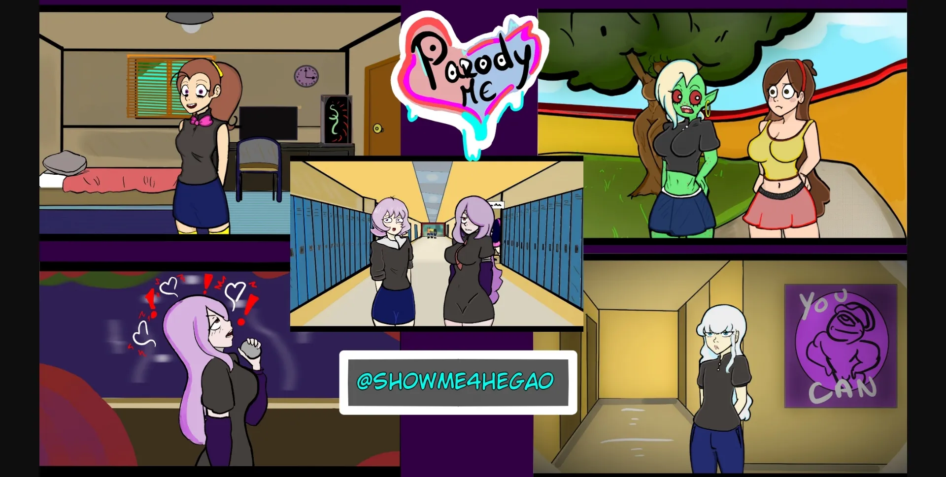 VN Ren'Py Abandoned ParodyMe¡ [v1.2] [ShowMeAhegao] | Free Adult Games