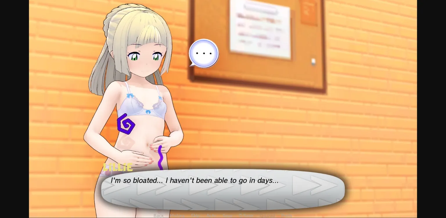VN Ren'Py Abandoned Pokégirl Stories #1  Lillie's Toilet troubles [v0.2] [slormo] | Free Adult Games