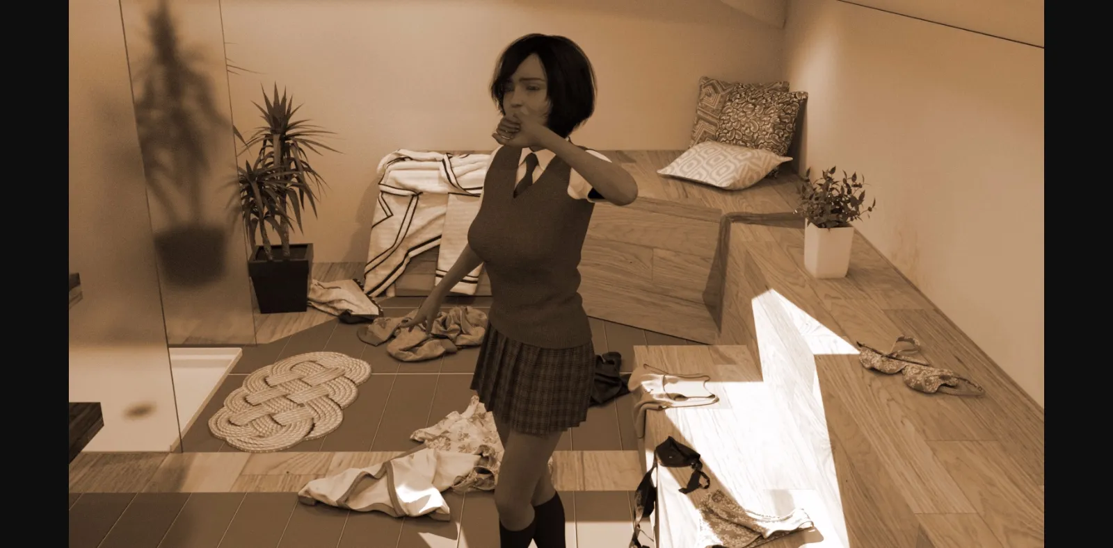 VN Ren'Py Abandoned Roomies [Demo] [Crixom] | Free Adult Games