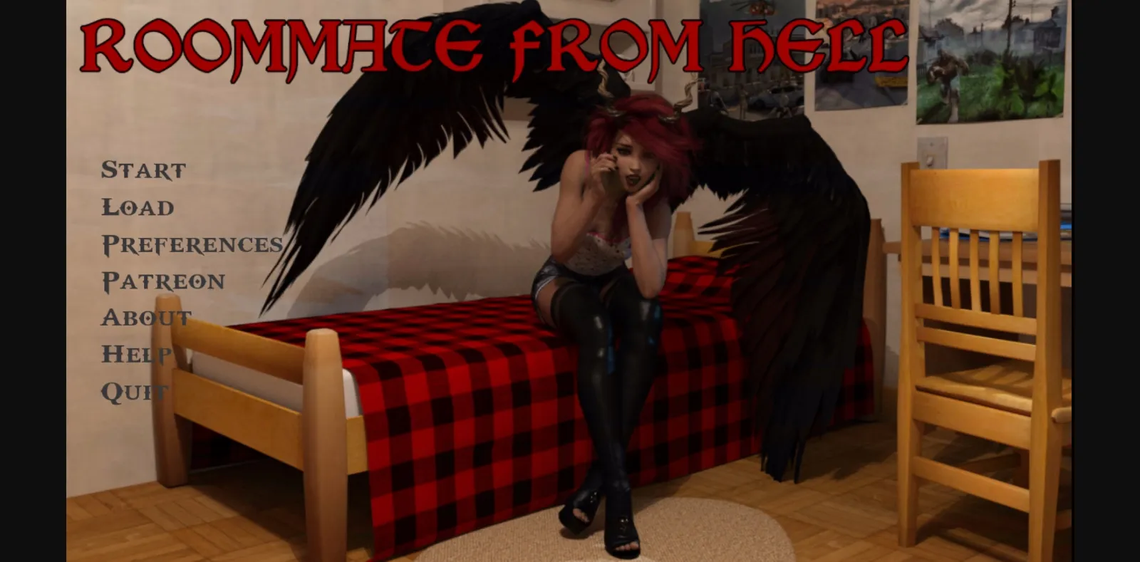 VN Ren'Py Abandoned Roommate From Hell [v0.55] [TiDeMooN] | Free Adult Games