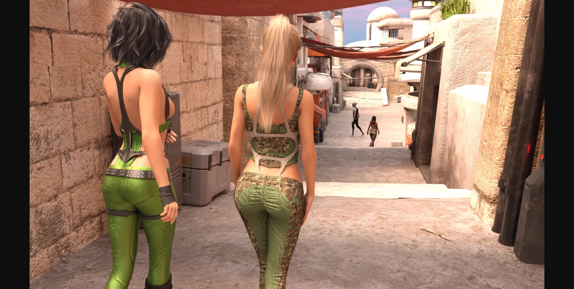 VN Ren'Py Abandoned Space Cadettes [Ep.1] [SpaceBall1] | Free Adult Games