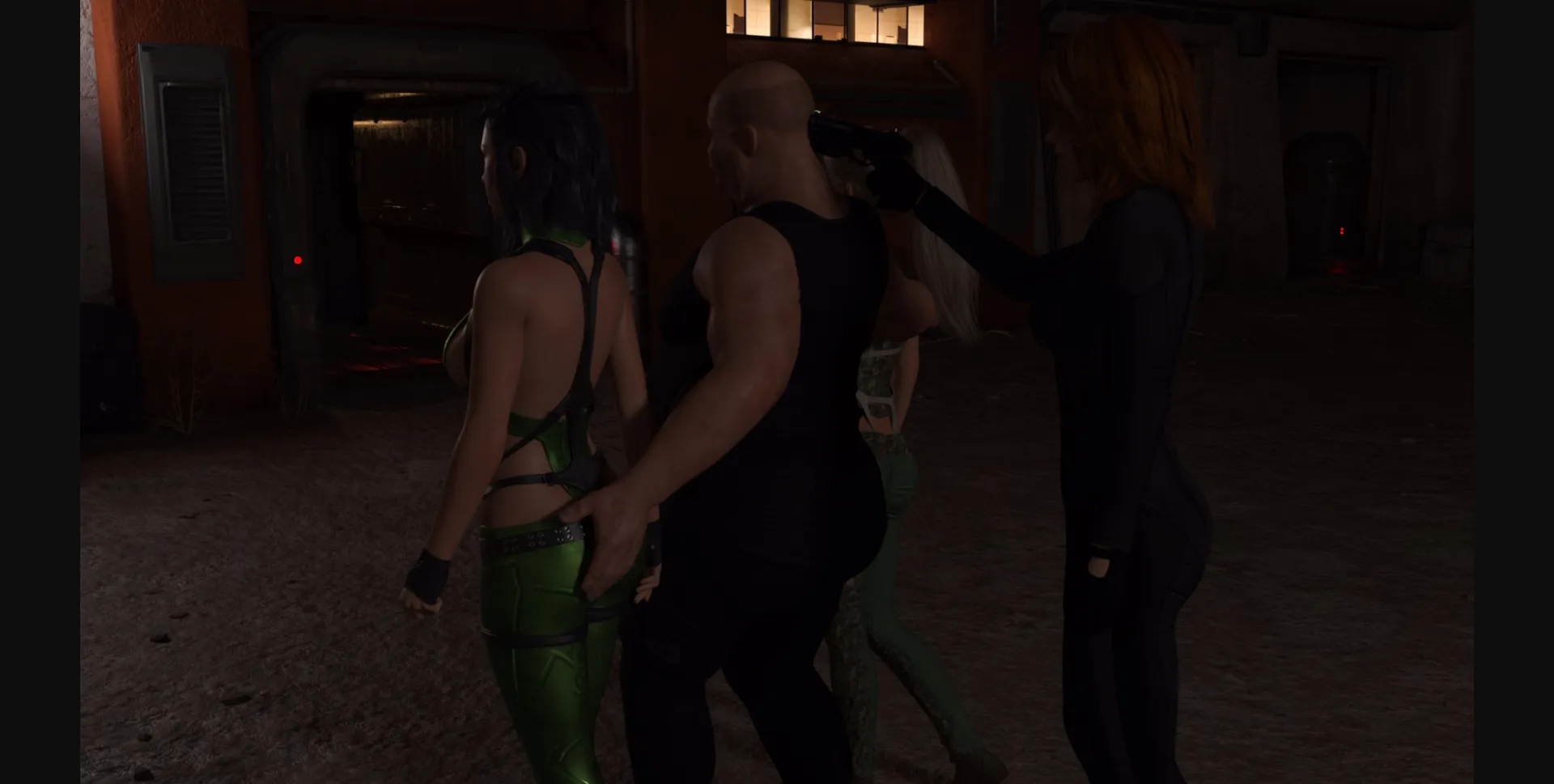 VN Ren'Py Abandoned Space Cadettes [Ep.1] [SpaceBall1] | Free Adult Games