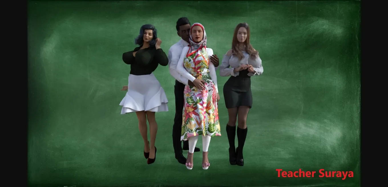 VN Ren'Py Abandoned Teacher Suraya [v0.1] [Studio32] | Free Adult Games