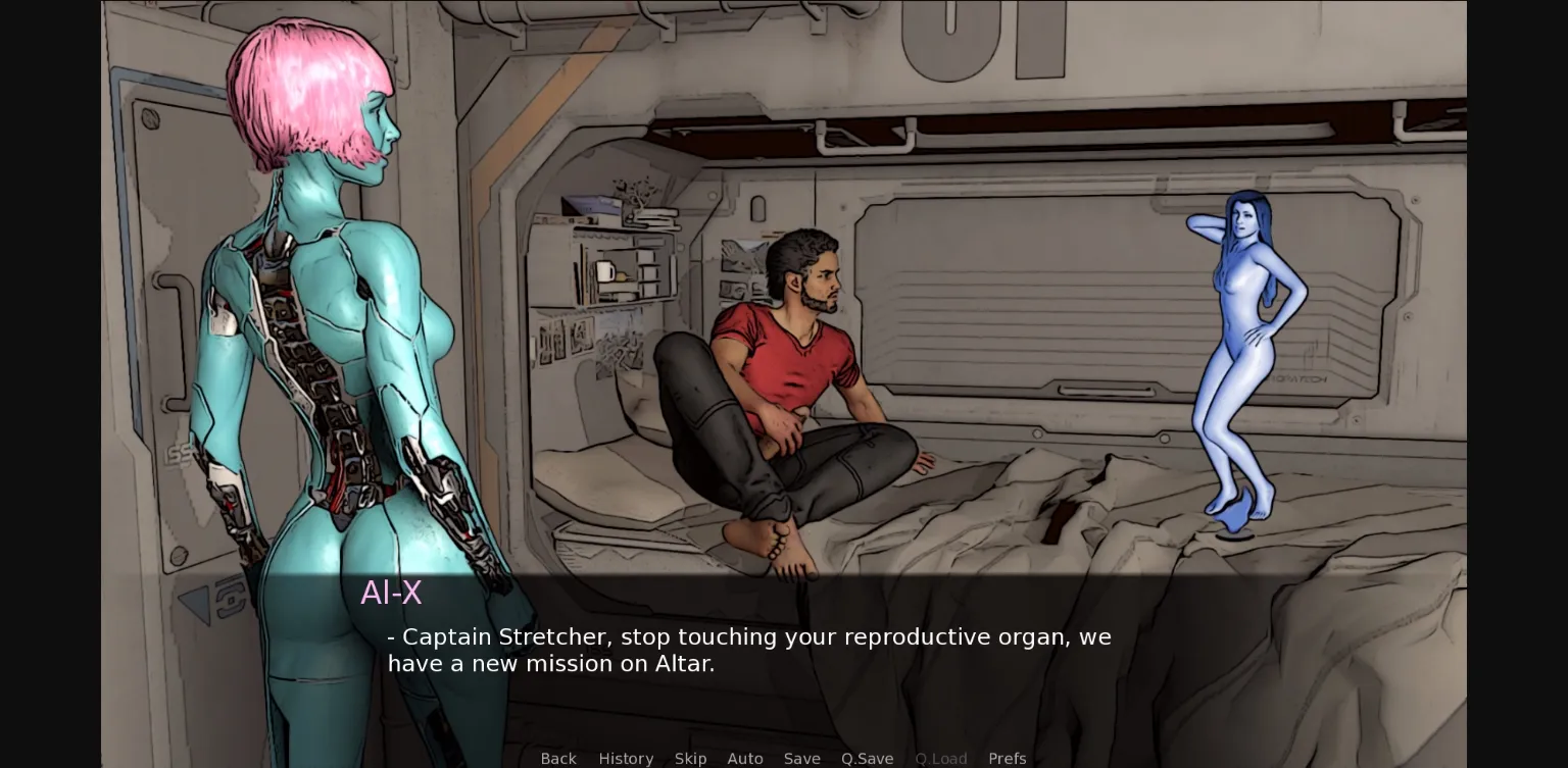 VN Ren'Py Abandoned The Adventures of Captain Stretcher [v0.3.0] [AdultVNComix] | Free Adult Games