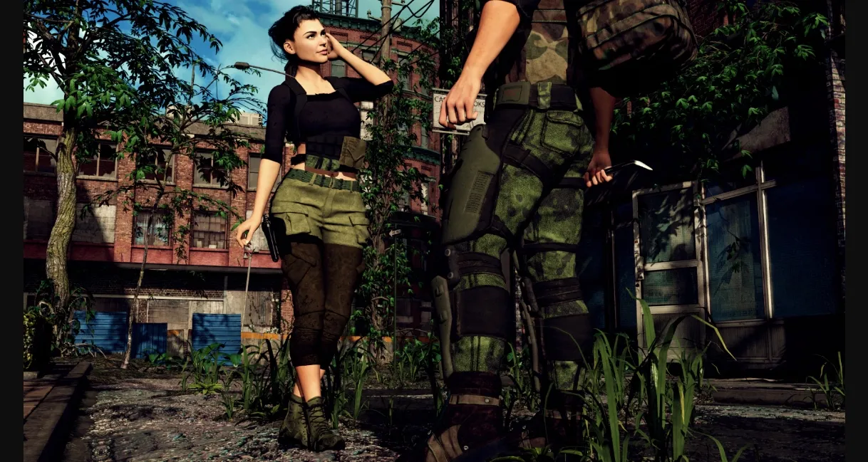 VN Ren'Py Abandoned The Story of a Survivor [Ep.1] [Piloo] | Free Adult Games