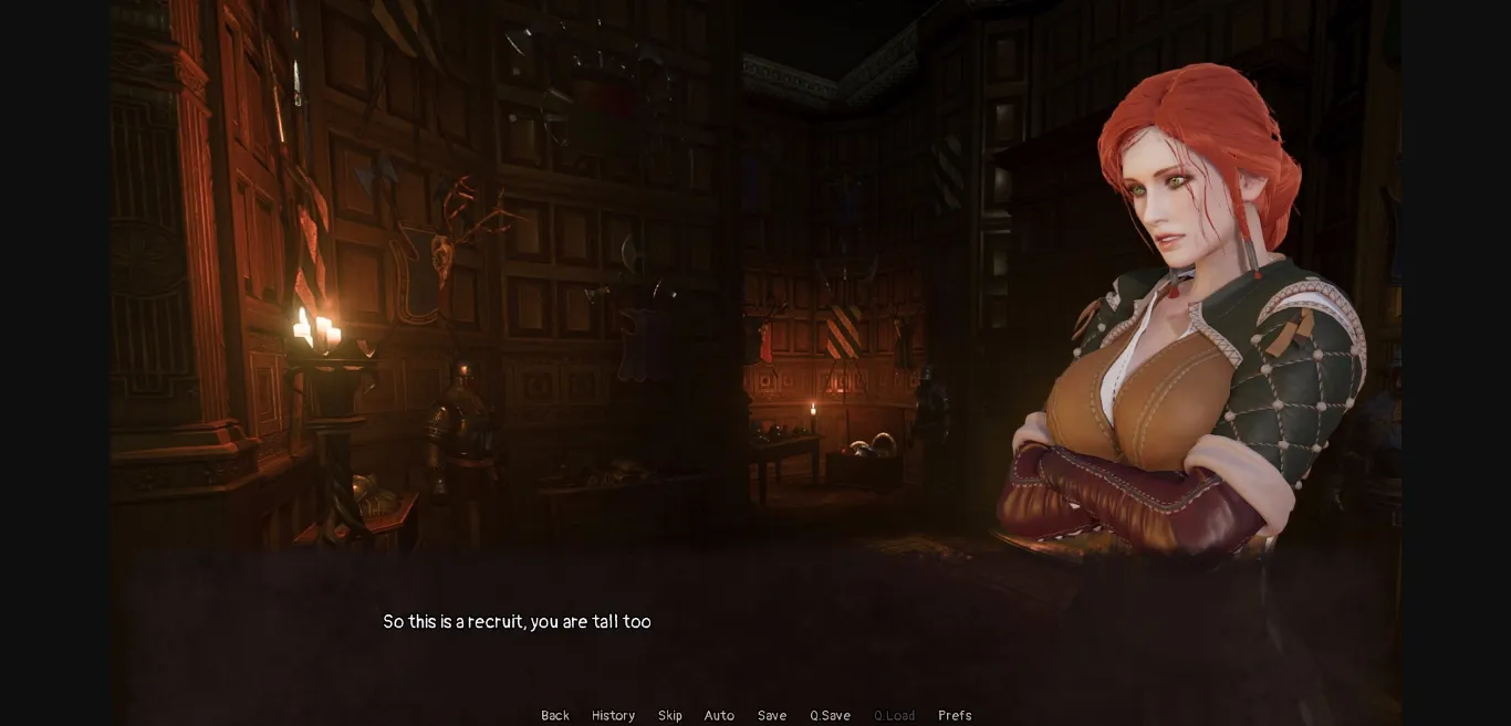 VN Ren'Py Abandoned The Witcher  Zerrikanian Apprentice [Demo v1.0] [Sinccubus] | Free Adult Games