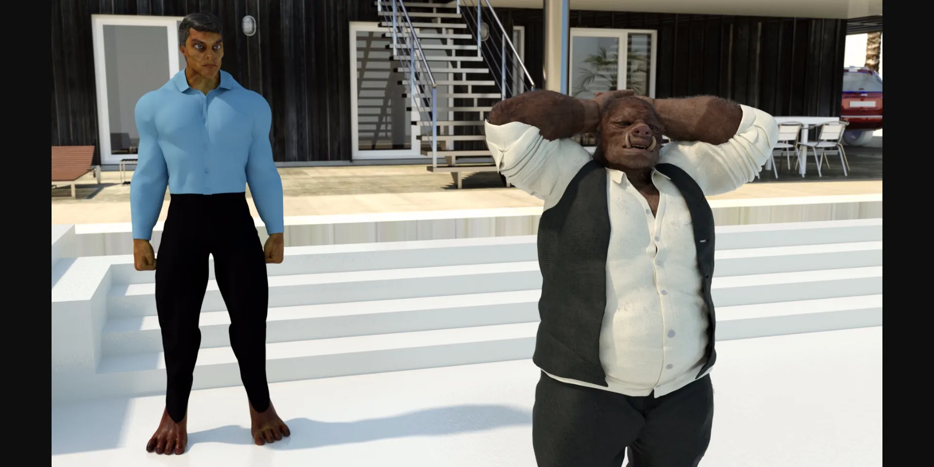 VN Ren'Py Abandoned Thicc Problems [v0.0.2] [OnlyThicks] | Free Adult Games