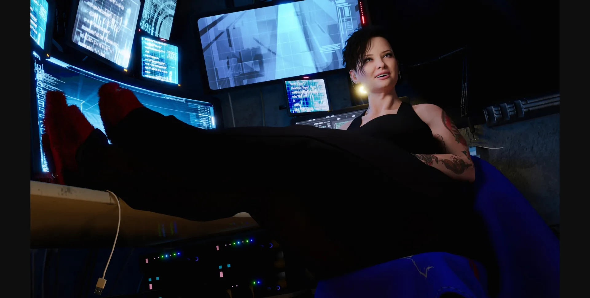 VN Ren'Py Abandoned Vaporwave 2059 [v0.2] [Jay3DM] | Free Adult Games