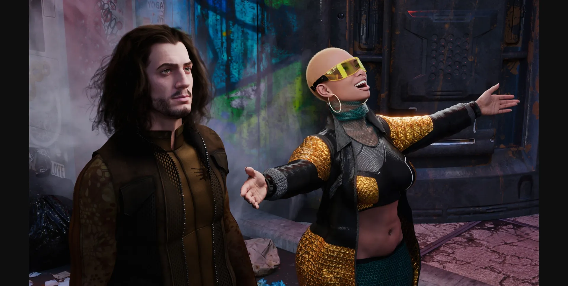 VN Ren'Py Abandoned Vaporwave 2059 [v0.2] [Jay3DM] | Free Adult Games