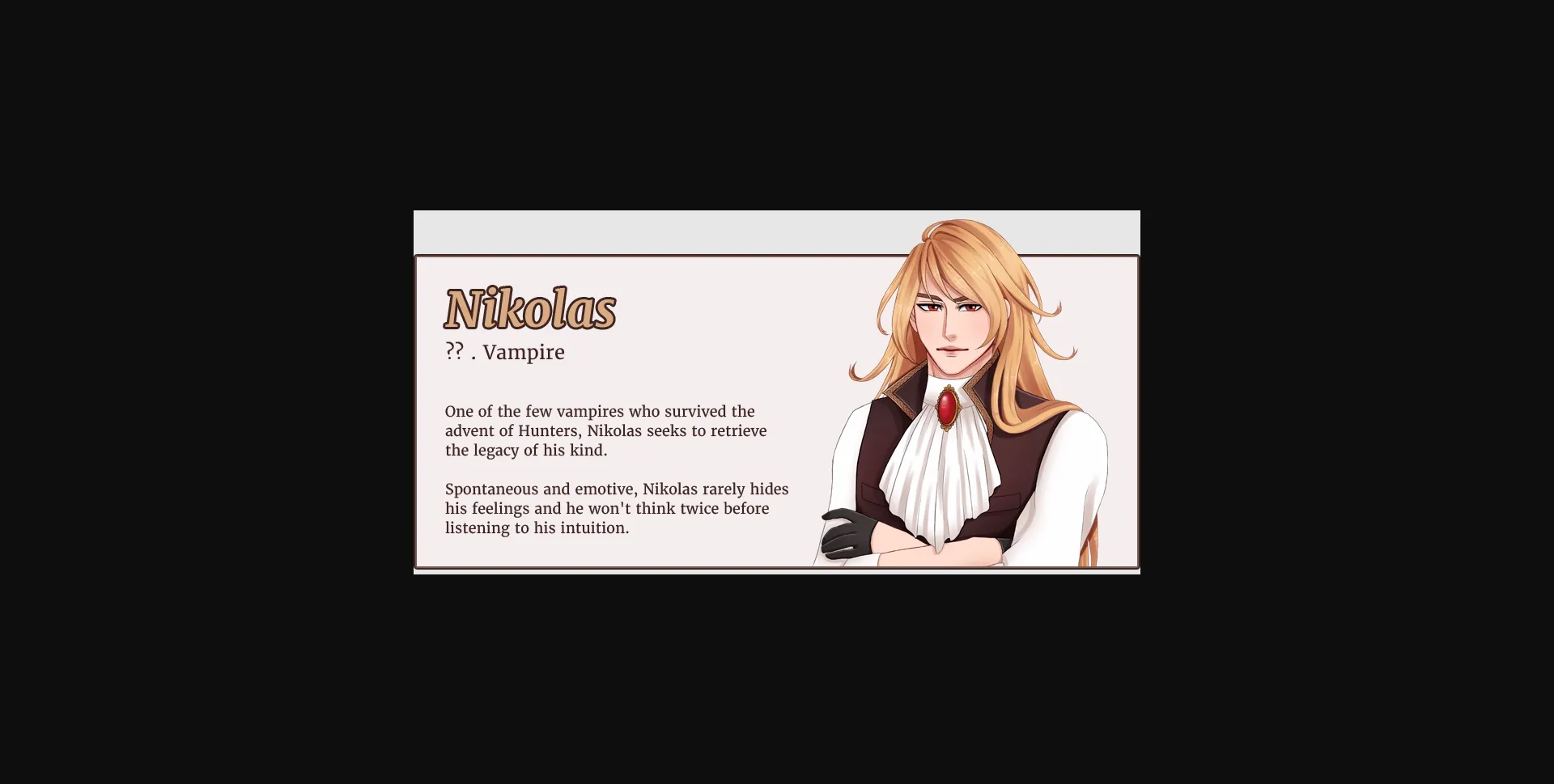 VN Ren'Py Abandoned Way To A Vampire's Heart [Demo] [Akane Hayashi] | Free Adult Games