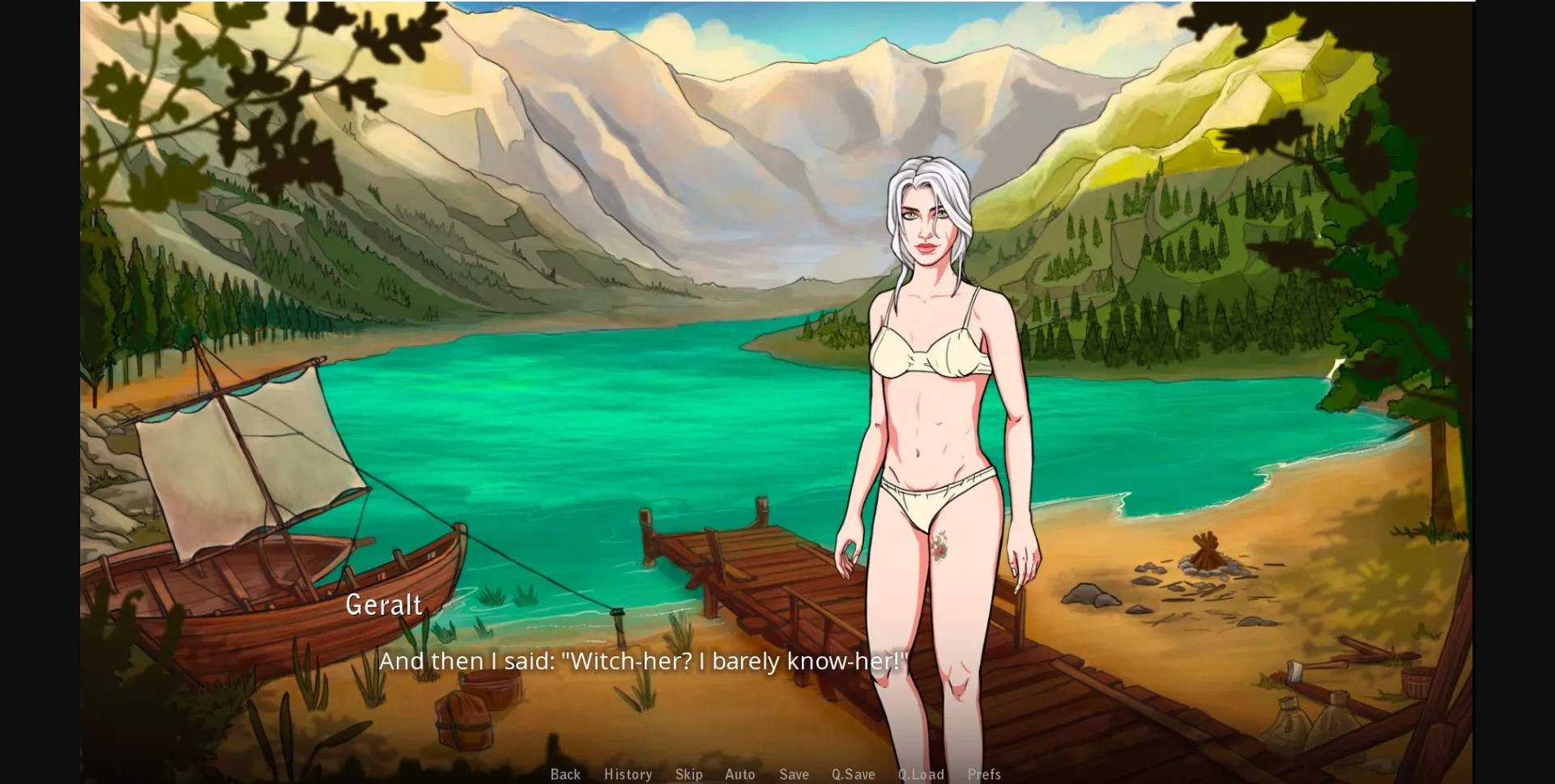 VN Ren'Py Abandoned White Wolf Witches [v0.1.5] [Emmerald Entertainment] | Free Adult Games