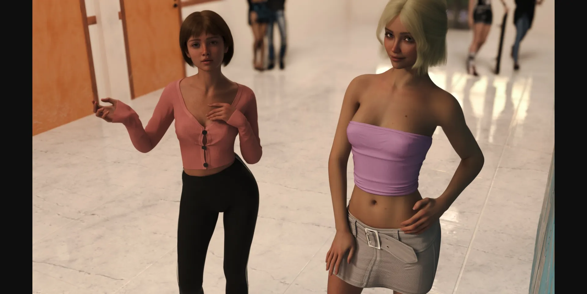 VN Ren'Py Between Duty and Love [v1.1] [DigitalJPlayground] | Free Adult Games