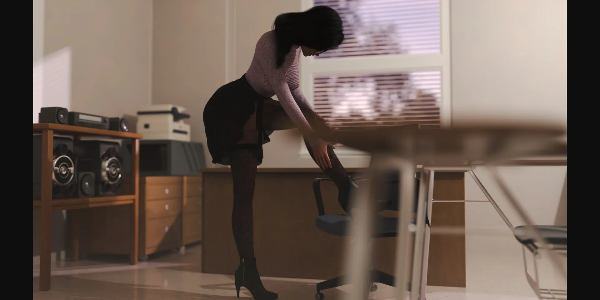 VN Ren'Py Between Duty and Love [v1.1] [DigitalJPlayground] | Free Adult Games