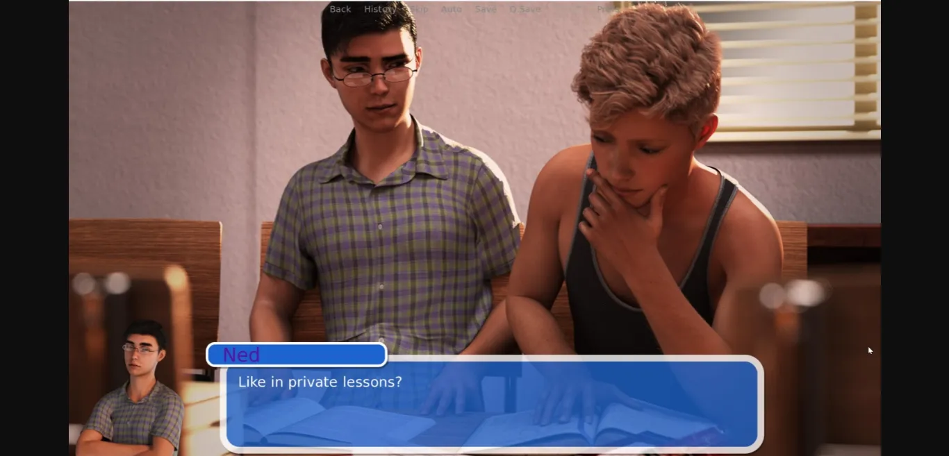 VN Ren'Py Bound to College [v0.7.0] [pridedrawing] | Free Adult Games