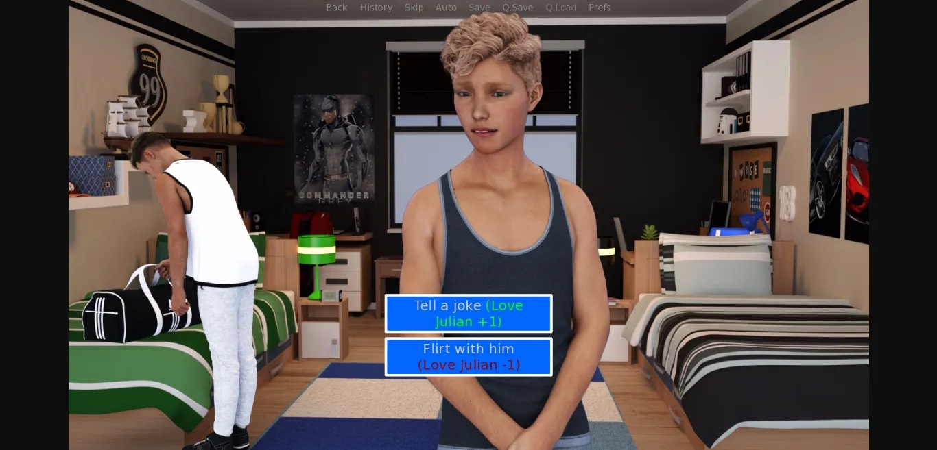 VN Ren'Py Bound to College [v0.7.0] [pridedrawing] | Free Adult Games