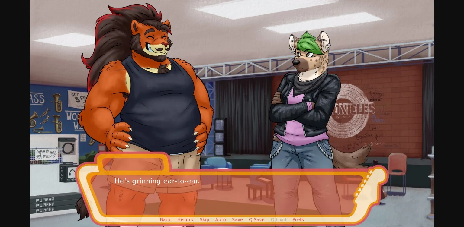 VN Ren'Py Chord Progressions, Furry Visual Novel [v0.3.4] [Chord Progressions] | Free Adult Games