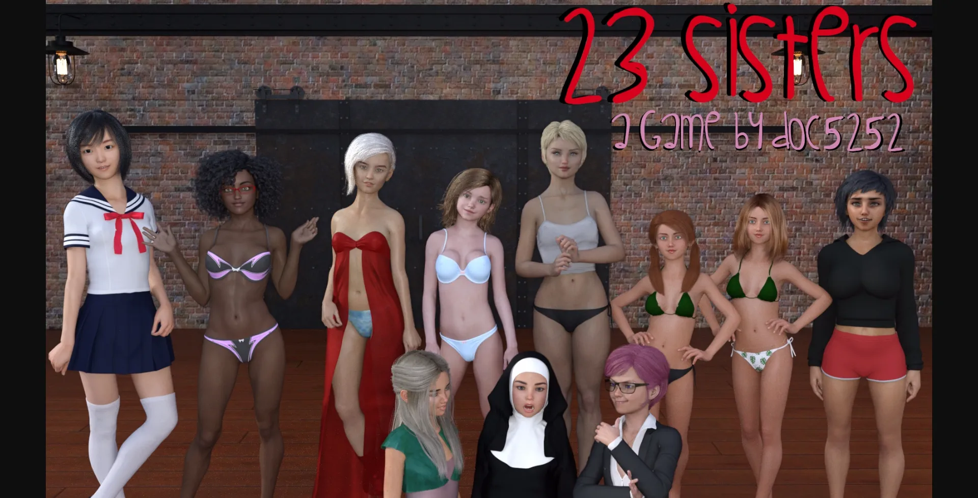 VN Ren'Py Completed 23 Sisters [v1.0 Final] [Abere Lucifer] | Free Adult Games
