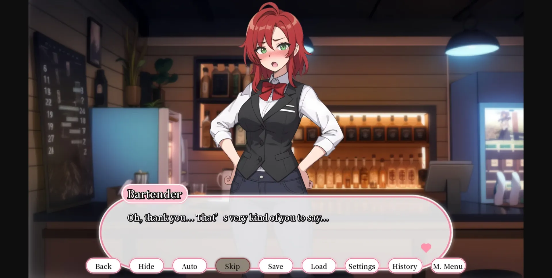 VN Ren'Py Completed A Night With  Bartender [Final] [Naughty Narratives] | Free Adult Games