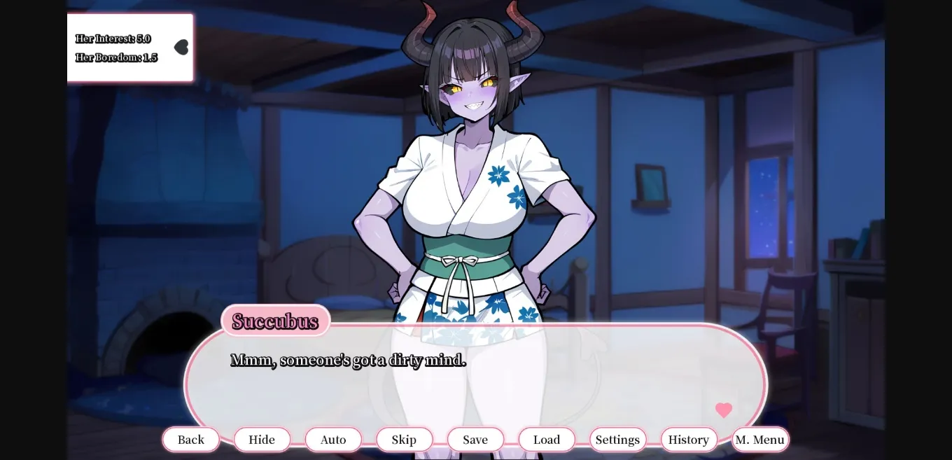 VN Ren'Py Completed A Night With  Succubus [Final] [Naughty Narratives] | Free Adult Games