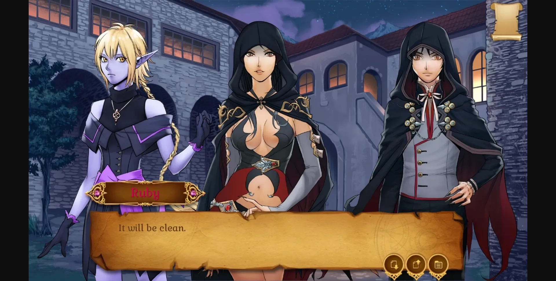 VN Ren'Py Completed Amber's Magic Shop [Winter Wolves] | Free Adult Games